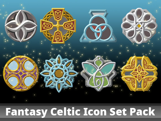 516x389 Fantasy Celtic Icon Set Pack