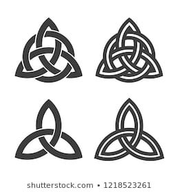 260x280 Triquetra Symbol Set Of Celtic Trinity Knot Vector Icon Celtic