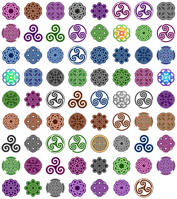 592x666 Celtic Knot Icon Pack