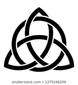 260x280 Triquetra In Circle Trikvetr Knot Shape Trinity Knot Icon Black