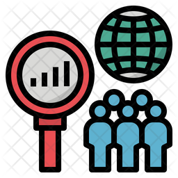 Census Icon Of Colored Outline Style 256x256 Census Icon Of Colored Outline Style