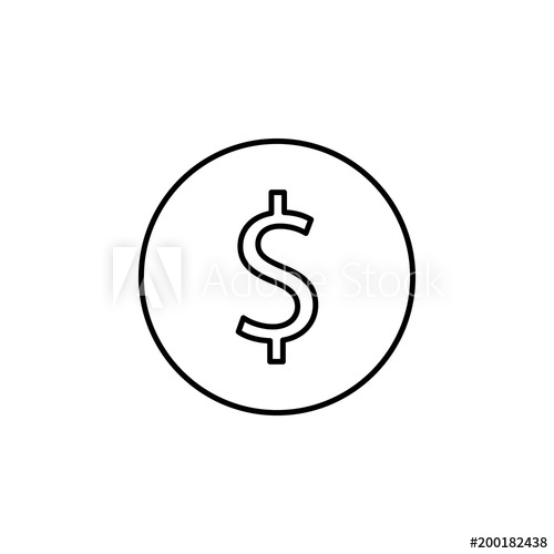 500x500 Cent Icon Element Of Simple Icon For Websites, Web Design, Mobile