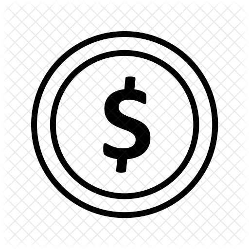 512x512 Cent Icon Of Line Style