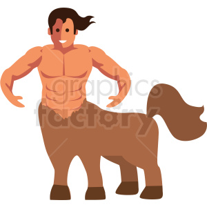300x300 Centaur Game Character Vector Icon Clipart Clipart Royalty Free
