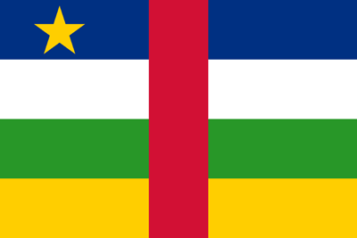 400x267 The Central African Republic Flag Icon