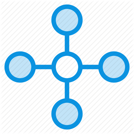 512x512 Central, Centralized, Hierarchy, Link, Net, Network, Share Icon