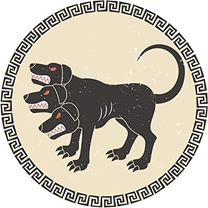 425x425 Mythical Cerberus Three Headed Dog Guard
