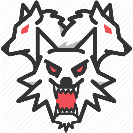 512x512 Cerberus, Dog, Greek, Kerberos, Monster, Mythology, Wolf Icon