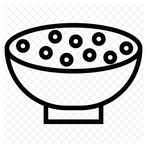 512x512 Cereal Icon Of Line Style