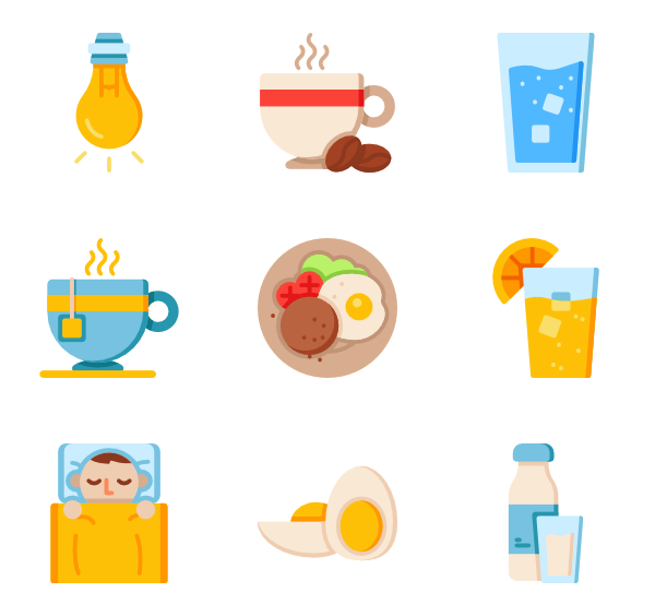 600x564 Cereal Icons