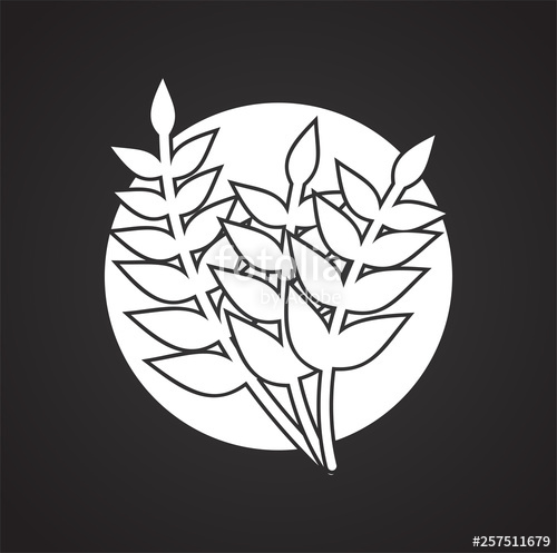 500x497 Cereal Icon On Background For Graphic And Web Design Simple