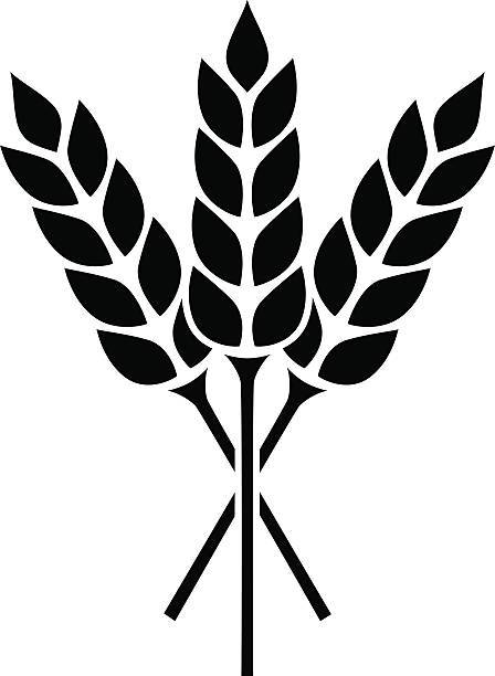 448x612 Black Cereal Icon On White Background Clipart Portal