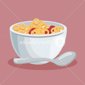300x300 Photostock Vector Bowl Of Cereal Icon Catchsplace