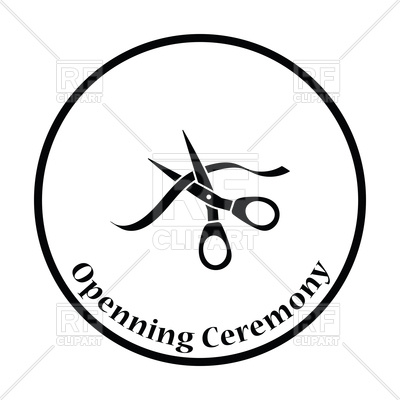 400x400 Ceremony Ribbon Cut Icon Vector Image Of Icons And Emblems