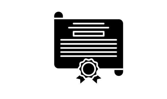 580x344 Certificate Icon Graphic