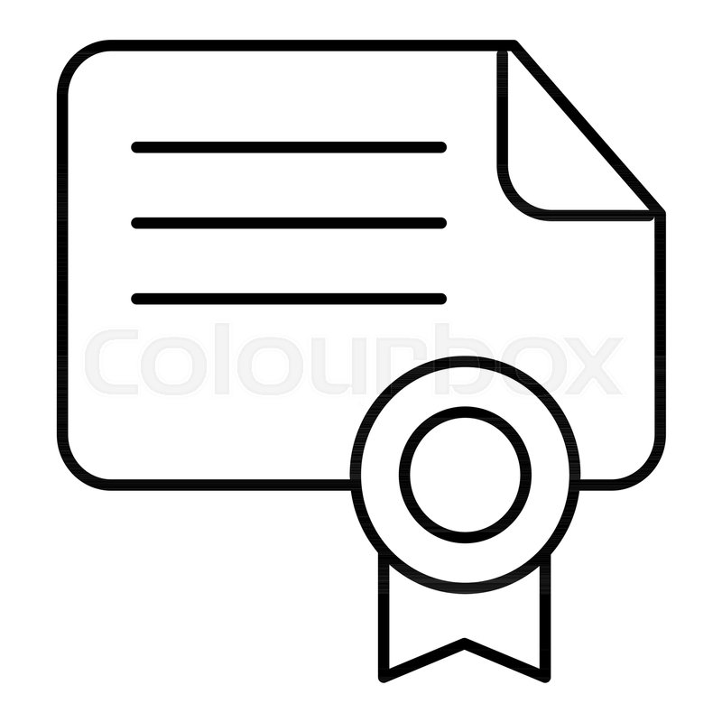 800x800 Diploma Vector Icon Suitable For Info Stock Vector Colourbox