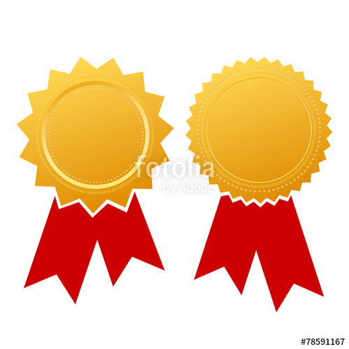 500x500 Gold Certificate Icon Stock Image And Royalty Free Vector