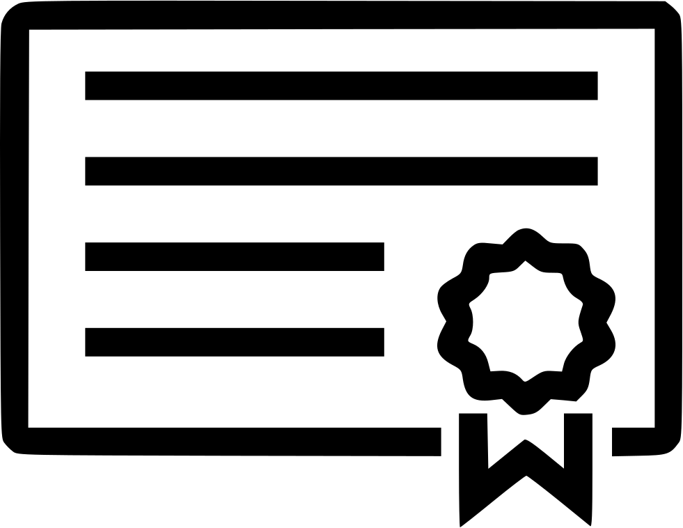 981x758 Hd Certificate Icon Png