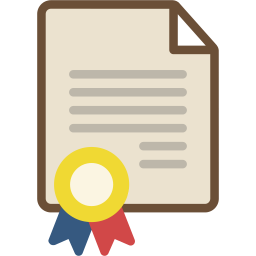 256x256 Certificate Icon Myiconfinder