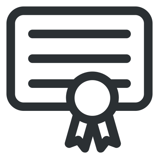 512x512 Attestation, Business, Certificate, Diploma, Reward Icon Icon