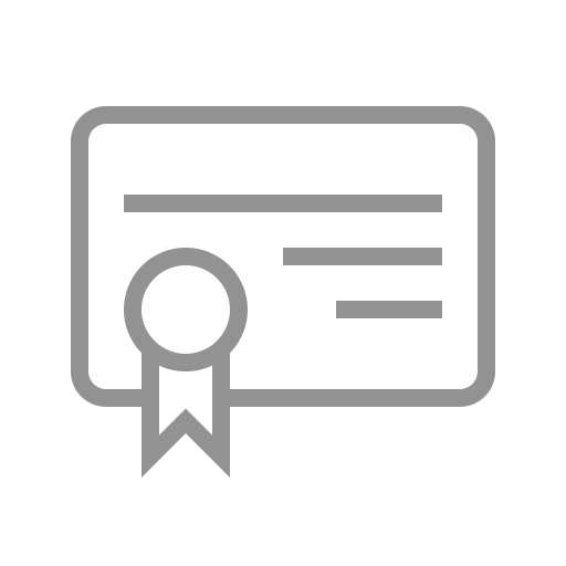 512x512 Certificate Icon