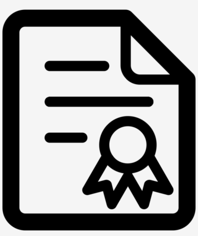 400x476 Certificate Icon Png