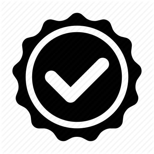 512x512 Approval, Certified, Certify, Check, Garanteed, Ok, Seal Icon