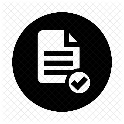 512x512 Certified Icon Of Glyph Style