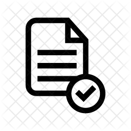 256x256 Certified Icon Of Line Style