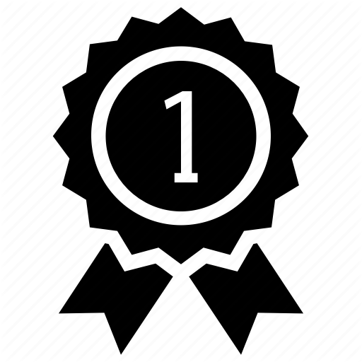 512x512 Award Badge, Number One, Premium Quality, Quality Badge, Quality