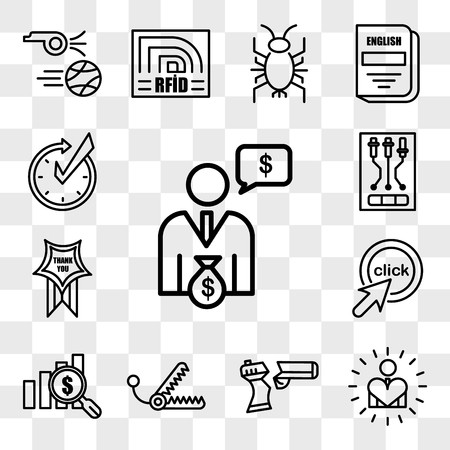 450x450 Set Of Transparent Editable Icons Such As Cfo, Self Esteem