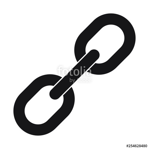 Chain, Link Icon Vector Stock Image And Royalty Free Vector 500x500 Chain, Link Icon Vector Stock Image And Royalty Free Vector