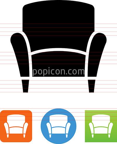 400x493 Living Room Armchair Icon