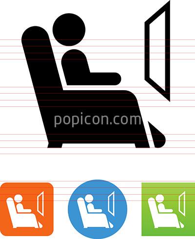 400x490 Reclining Chair Icon