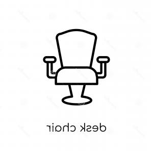 300x300 Desk And Chair Top View Outline Icon Gm Geekchicpro