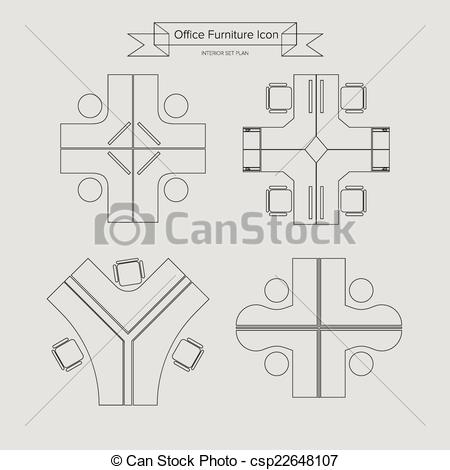 450x470 Office Chair Top View Clipart