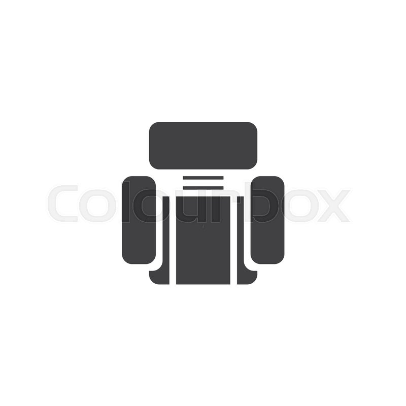 800x800 Office Chair Top View Vector Icon Stock Vector Colourbox