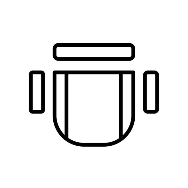 599x600 Chair Top View Icon Isolated On White Background Art Print