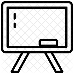 256x256 Chalkboard Icon Of Line Style