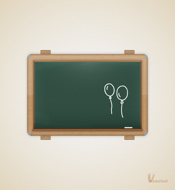 600x651 Create A Detailed Vector Chalkboard Icon