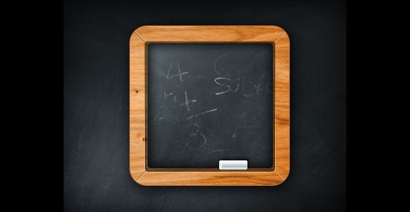580x300 Minimal Chalkboard Icon