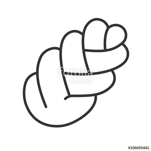 500x500 Black Isolated Outline Icon Of Braid Bread On White Background