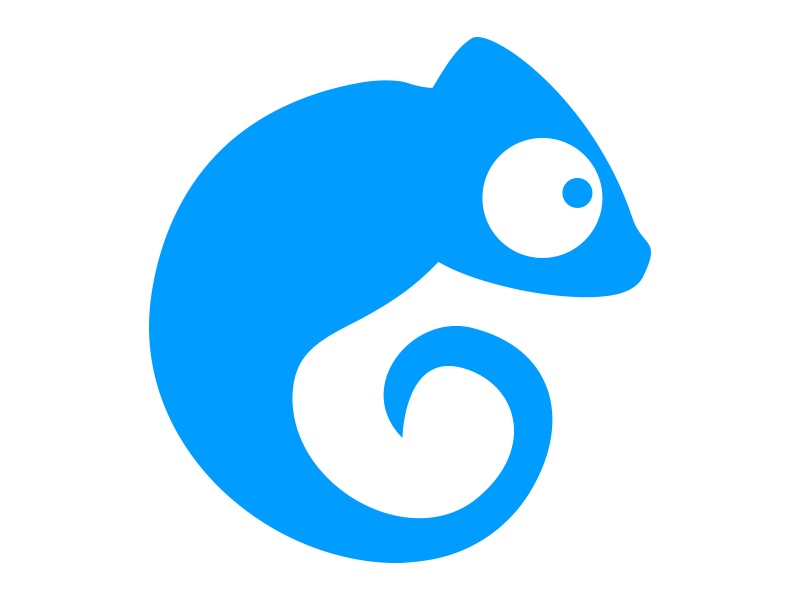 800x600 Blue Chameleon