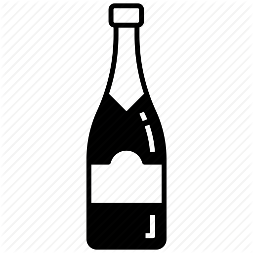 512x512 Alcohol, Burgundy, Celebration, Champagne Bottle, Sparkling Wine Icon
