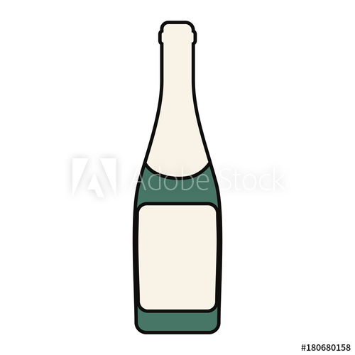 Champagne Bottle Icon Over White Background Colorful Design Vector 500x500 Champagne Bottle Icon Over White Background Colorful Design Vector