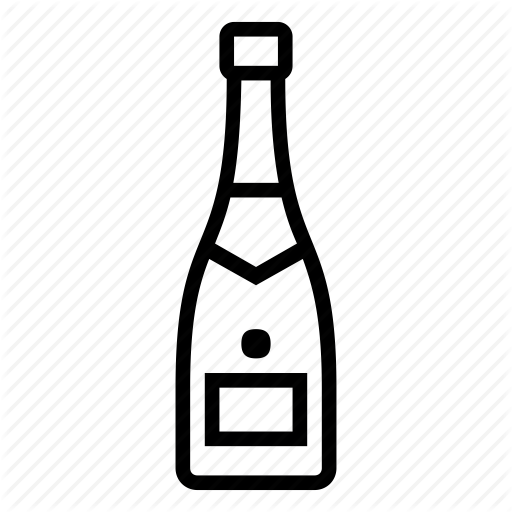 512x512 Bottle, Champagne, Cork Icon