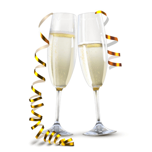 512x512 Champagne Glasses Icons Png