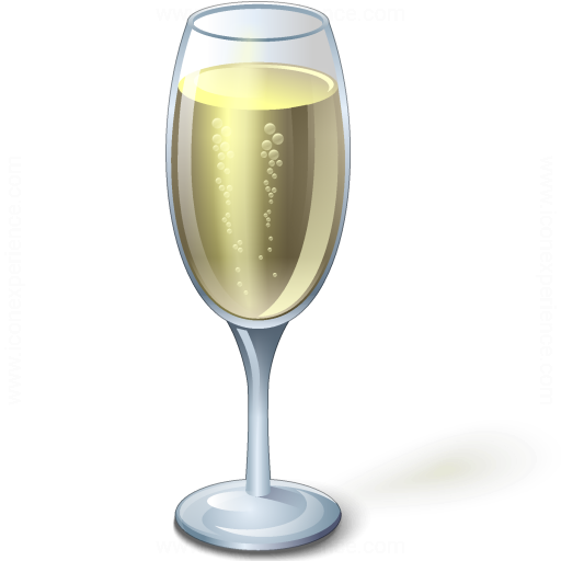 512x512 Iconexperience V Collection Champagne Glass Icon