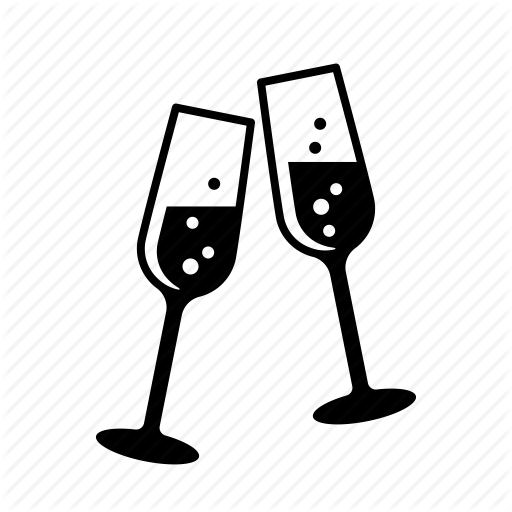 512x512 Champagne, Drink, Glasses, Holiday, Love, Romance, Valentine's Day