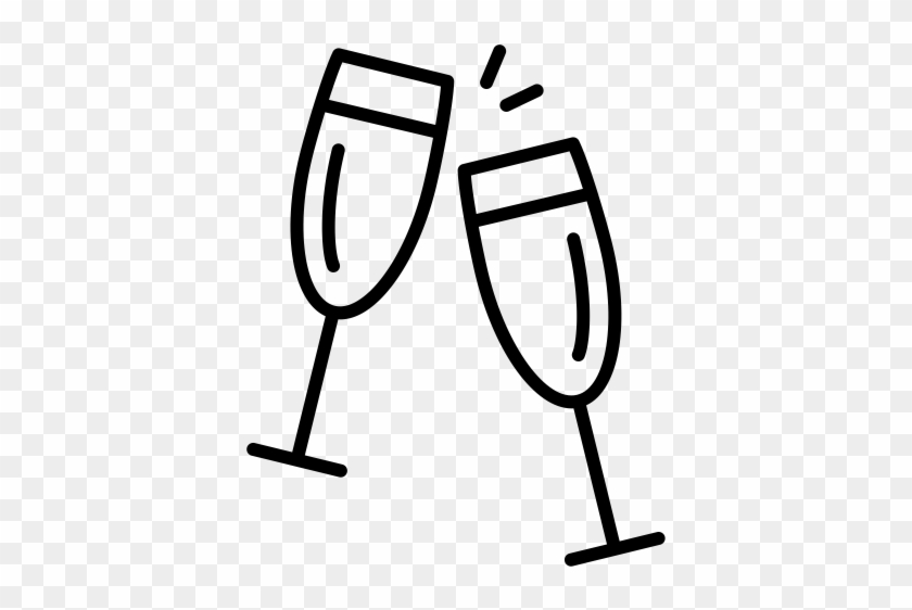 840x562 Champagne Glasses Icon, Hd Png Download
